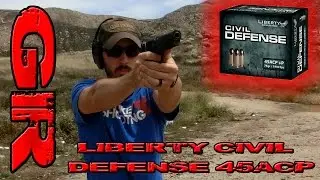 Liberty Civil Defense 45ACP - Ballistic Gelatin Test