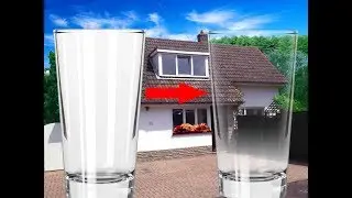 Transparent glass background in Photoshop cc