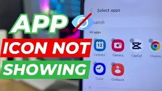 Apps Disappeared From Samsung Home Screen | Bring back any missing app icon