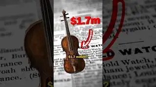 This Violin Became $1.7m Overnight 🎻 #truestory #story