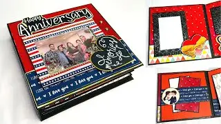 diy Scrapbook For Beginners | Handmade Anniversary Scrapbook | Crafteholic