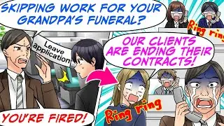 I Got Fired After Requesting Leave For My Grandpa's Funeral! But Once I Left…[RomCom Manga Dub]