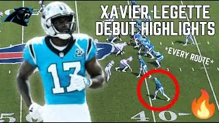 Xavier Legette EVERY ROUTE from NFL Debut 👀🔥|| NFL Preseason Highlights ||