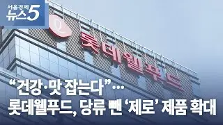 “건강·맛 잡는다”…롯데웰푸드, 당류 뺀 ‘제로’ 제품 확대