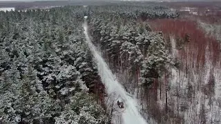 The beginning of the snow season in Russia, بداية فصل الثلج في روسيا