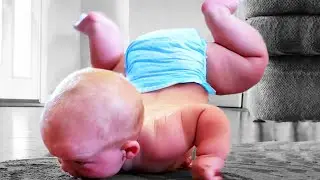 Funny Babies Try To Excirse - Cute Baby Videos || Cool Peachy🍑