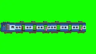 Free Train Animation Green Screen Video Copyright Free