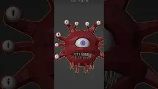 Modeling a Beholder in Blender [TIMELAPSE]