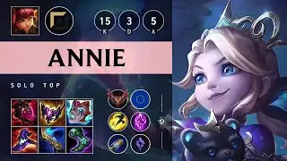 Annie Top vs Tristana: Quadra Kill, Legendary - EUW Grandmaster Patch 14.17