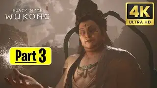 Black Myth: Wukong Full Gameplay Walkthrough 4K 60P - No Commentary Part 3 黑神話:悟空