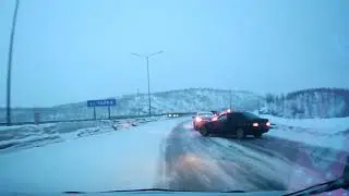 догнала на объездной в Мурманске