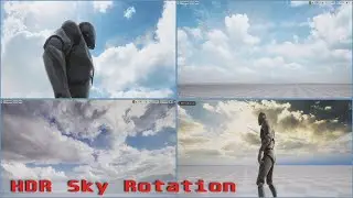 Realistic HDR Dynamic Rotation Sky