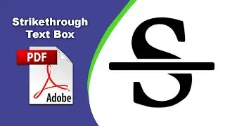 How to strikethrough a comment text box in a pdf file using Adobe Acrobat Pro DC