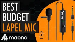 MAONO AU-100R Lavalier Mic test and review. Budget Lapel Microphone!