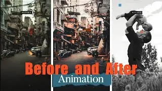 Before And After Photo Manipulation Animation | After Effect Hindi Animation Tutorial