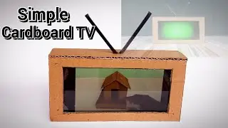 How To Make A Cardboard TV ||DIY||TELEVISION