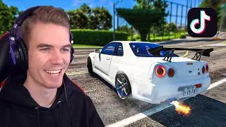 Recreating VIRAL GTA 5 STUNTS On Tik Tok! #38