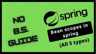 Spring bean scopes in detail (Easiest explanation)