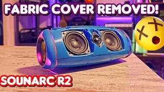 Sounarc R2 FABRIC COVER REMOVED! BASSTEST!