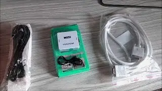 VGA To HDMI - How To Connect Laptop/PC VGA To TV HDMI - VGA To HDMI Converter 2016