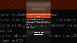 How to Deploy a Django Application on EC2 with Nginx Web Server #django  #aws  #ec2 #trendingshorts