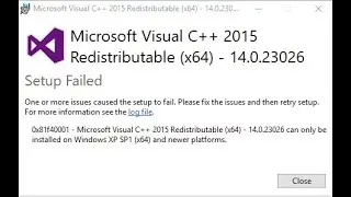 Исправить ошибку 0x81f40001 Microsoft Visual C ++ в Windows 11/10