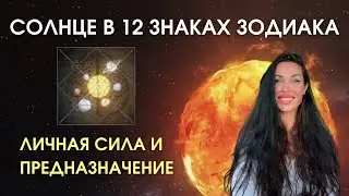 Глубокий анализ Солнца в 12 знаках зодиака. Личная Сила и предназначение человека