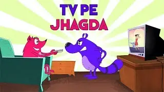 Tv Ka Jagda Ep 27 Pyaar Mohabbat Happy Lucky Indian  Cartoon Show Zee Kids