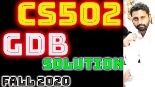 CS502 GDB no 1 Solution Fall 2020 & 2021 by Abid Faroooq Bhutta || Design and Analysis of Algorithms