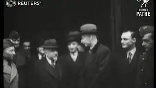 Polish Prime Minister Sikorski visits London movie theatre (1941)