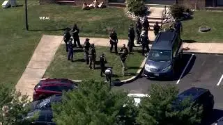 Heavy police presence at a high school in Maryland