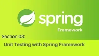 Spring framework Tutorial (064 Spring Unit Testing with an XML Context)