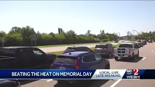 Heavy traffic in Orlando all Memorial Day weekend