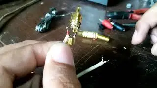 HOW TO REPLACE NEW RCA PLUG