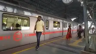 Delhi Metro Morning View #delhimetro #delhi #delhimetrostation