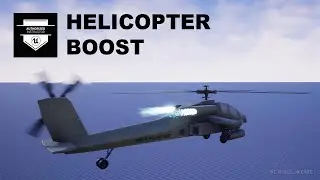 Unreal Engine Helicopter Flying #8  - Speed Boost