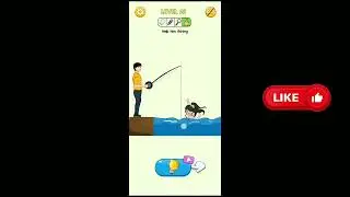 DOP: Brain Delete Puzzle Level 25 Help him fishing