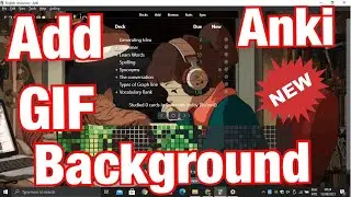 How to add GIF on ANKI background