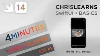 (2020) SwiftUI 2.0 - Video Player - iOS 14 - 4 minutes