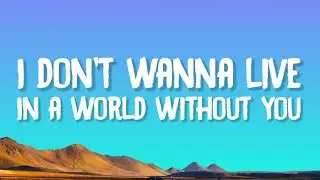 Clinton Kane - I DON'T WANNA LIVE IN A WORLD WITHOUT YOU (Lyrics)