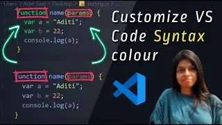 Customize VS Code Syntax colour | Change Any Tag Color (No Extension)