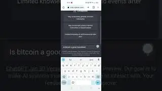 ChatGPT vs Bitcoin #shorts #chatgpt #bitcoin