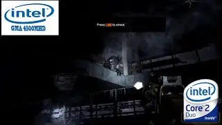 Metro 2033 on intel GMA 4500MHD | intel core 2 duo | VRAM 128mb | gameplay laptop