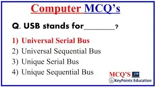 Computer Fundamental MCQ Part - 3 | computer fundamental mcq questions with answers