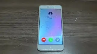 Xiaomi Redmi 4A Gold incoming call