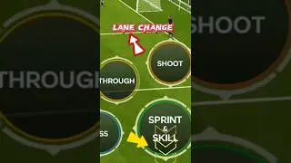 Best Skills Lane Change 🔥FC24 Mobile skills moves lane change🔥#fc24#ytshorts#shorts