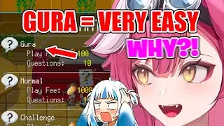 Raora Finds Out There's a MATH Difficulty Level Called 'Gura' in Holocure【Hololive EN】
