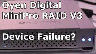 Oyen Digital MiniPro RAID V3 10Gbps USB-C Troubleshooting Problems