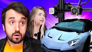 ELE FEZ UMA LAMBORGHINI NA IMPRESSORA 3D!