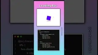 How To Create Loading Bar Html and CSS | Html And Css Process Bar 